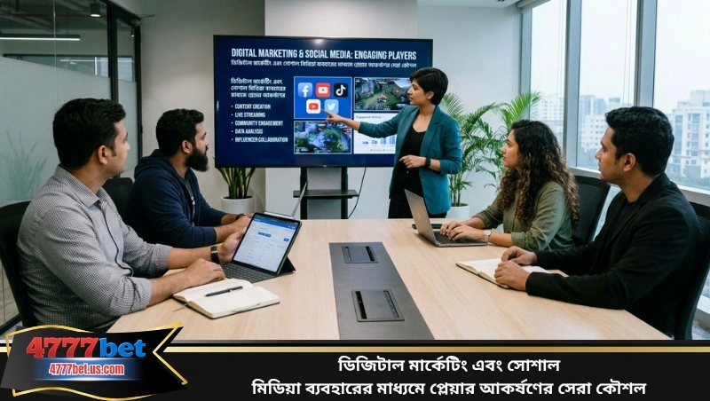 ডিজিটাল মার্কেটিং এবং সোশাল মিডিয়া ব্যবহারের মাধ্যমে প্লেয়ার আকর্ষণের সেরা কৌশল